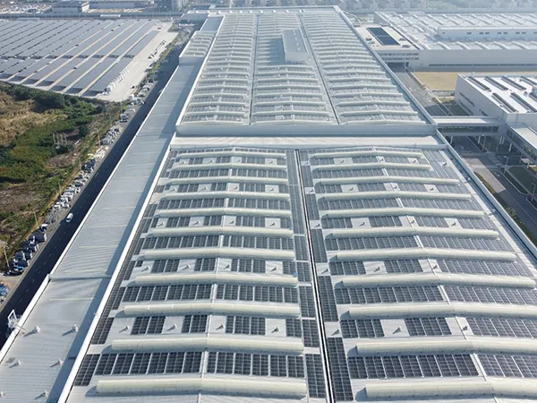 吉利长兴汽车基地 34000KWp
